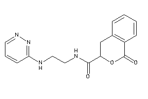 1-keto-N-[2-(pyridazin-3-ylamino)ethyl]isochroman-3-carboxamide