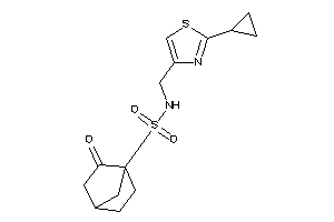 N-[(2-cyclopropylthiazol-4-yl)methyl]-1-(2-ketonorbornan-1-yl)methanesulfonamide