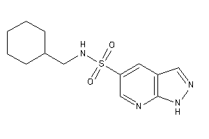Image of N-(cyclohexylmethyl)-1H-pyrazolo[3,4-b]pyridine-5-sulfonamide