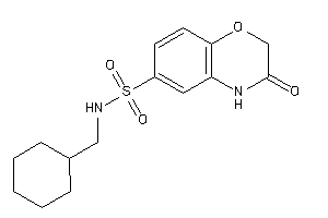 N-(cyclohexylmethyl)-3-keto-4H-1,4-benzoxazine-6-sulfonamide