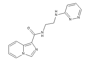 N-[2-(pyridazin-3-ylamino)ethyl]imidazo[1,5-a]pyridine-1-carboxamide