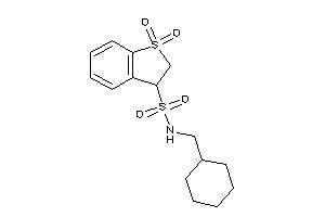 N-(cyclohexylmethyl)-1,1-diketo-2,3-dihydrobenzothiophene-3-sulfonamide