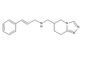 Cinnamyl(5,6,7,8-tetrahydro-[1,2,4]triazolo[4,3-a]pyridin-6-ylmethyl)amine