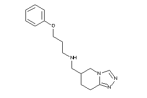 3-phenoxypropyl(5,6,7,8-tetrahydro-[1,2,4]triazolo[4,3-a]pyridin-6-ylmethyl)amine