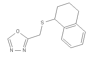2-[(tetralin-1-ylthio)methyl]-1,3,4-oxadiazole