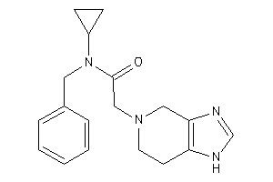 N-benzyl-N-cyclopropyl-2-(1,4,6,7-tetrahydroimidazo[4,5-c]pyridin-5-yl)acetamide