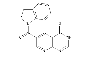 6-(indoline-1-carbonyl)-3H-pyrido[2,3-d]pyrimidin-4-one