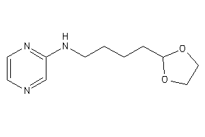 Image of 4-(1,3-dioxolan-2-yl)butyl-pyrazin-2-yl-amine