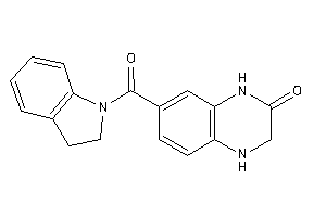 7-(indoline-1-carbonyl)-3,4-dihydro-1H-quinoxalin-2-one