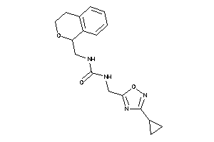 1-[(3-cyclopropyl-1,2,4-oxadiazol-5-yl)methyl]-3-(isochroman-1-ylmethyl)urea
