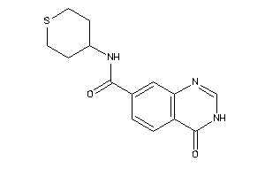 4-keto-N-tetrahydrothiopyran-4-yl-3H-quinazoline-7-carboxamide