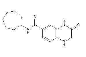 N-cycloheptyl-3-keto-2,4-dihydro-1H-quinoxaline-6-carboxamide