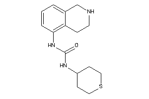 1-(1,2,3,4-tetrahydroisoquinolin-5-yl)-3-tetrahydrothiopyran-4-yl-urea