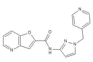 N-[1-(4-pyridylmethyl)pyrazol-3-yl]furo[3,2-b]pyridine-2-carboxamide