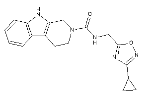 N-[(3-cyclopropyl-1,2,4-oxadiazol-5-yl)methyl]-1,3,4,9-tetrahydro-$b-carboline-2-carboxamide