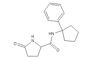 Image of 5-keto-N-(1-phenylcyclopentyl)pyrrolidine-2-carboxamide