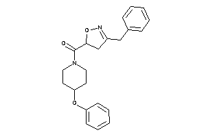 (3-benzyl-2-isoxazolin-5-yl)-(4-phenoxypiperidino)methanone