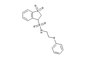 1,1-diketo-N-(2-phenoxyethyl)-2,3-dihydrobenzothiophene-3-sulfonamide