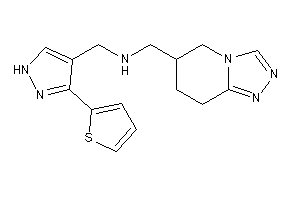 5,6,7,8-tetrahydro-[1,2,4]triazolo[4,3-a]pyridin-6-ylmethyl-[[3-(2-thienyl)-1H-pyrazol-4-yl]methyl]amine