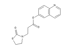 3-(2-ketothiazolidin-3-yl)propionic Acid 6-quinolyl Ester