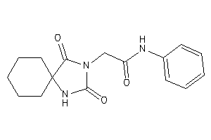 Image of 2-(2,4-diketo-1,3-diazaspiro[4.5]decan-3-yl)-N-phenyl-acetamide