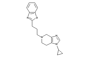 2-[3-(1-cyclopropyl-6,7-dihydro-4H-imidazo[4,5-c]pyridin-5-yl)propyl]-1,3-benzoxazole