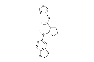 Image of N-isoxazol-3-yl-1-piperonyloyl-pyrrolidine-2-carboxamide