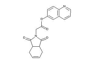 2-(1,3-diketo-3a,4,7,7a-tetrahydroisoindol-2-yl)acetic Acid 6-quinolyl Ester