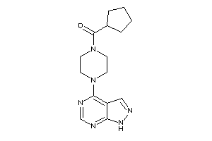 Cyclopentyl-[4-(1H-pyrazolo[3,4-d]pyrimidin-4-yl)piperazino]methanone