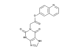 2-(2,6-diketo-3,7-dihydropurin-1-yl)acetic Acid 6-quinolyl Ester