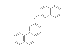 2-(2-ketoquinoxalin-1-yl)acetic Acid 6-quinolyl Ester
