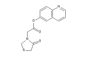 2-(4-ketothiazolidin-3-yl)acetic Acid 6-quinolyl Ester