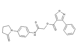 3-phenylisoxazole-4-carboxylic Acid [2-keto-2-[4-(2-ketopyrrolidino)anilino]ethyl] Ester