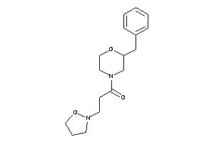 1-(2-benzylmorpholino)-3-isoxazolidin-2-yl-propan-1-one