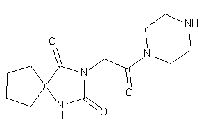 3-(2-keto-2-piperazino-ethyl)-1,3-diazaspiro[4.4]nonane-2,4-quinone