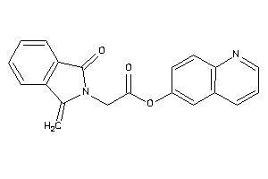 2-(1-keto-3-methylene-isoindolin-2-yl)acetic Acid 6-quinolyl Ester