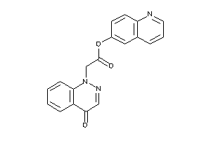 Image of 2-(4-ketocinnolin-1-yl)acetic Acid 6-quinolyl Ester
