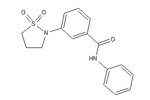 3-(1,1-diketo-1,2-thiazolidin-2-yl)-N-phenyl-benzamide