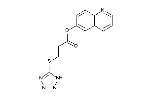 3-(1H-tetrazol-5-ylthio)propionic Acid 6-quinolyl Ester