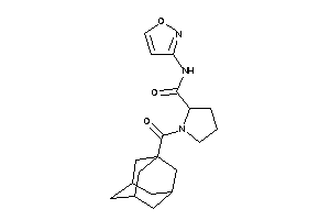 1-(adamantane-1-carbonyl)-N-isoxazol-3-yl-pyrrolidine-2-carboxamide