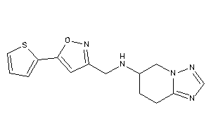 5,6,7,8-tetrahydro-[1,2,4]triazolo[1,5-a]pyridin-6-yl-[[5-(2-thienyl)isoxazol-3-yl]methyl]amine