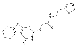 2-[(4-keto-5,6,7,8-tetrahydro-3H-benzothiopheno[2,3-d]pyrimidin-2-yl)thio]-N-[2-(2-thienyl)ethyl]acetamide