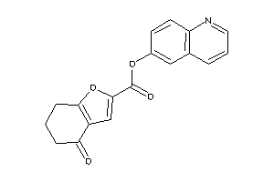 4-keto-6,7-dihydro-5H-benzofuran-2-carboxylic Acid 6-quinolyl Ester