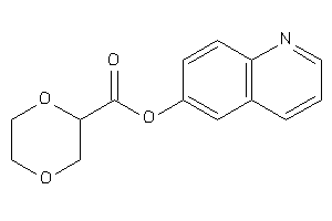 1,4-dioxane-2-carboxylic Acid 6-quinolyl Ester