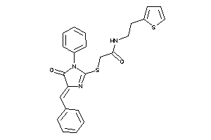 2-[(4-benzal-5-keto-1-phenyl-2-imidazolin-2-yl)thio]-N-[2-(2-thienyl)ethyl]acetamide