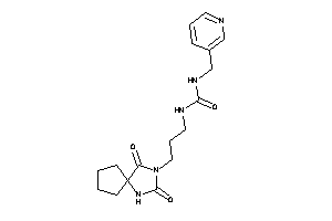 1-[3-(2,4-diketo-1,3-diazaspiro[4.4]nonan-3-yl)propyl]-3-(3-pyridylmethyl)urea