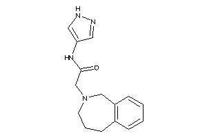 N-(1H-pyrazol-4-yl)-2-(1,3,4,5-tetrahydro-2-benzazepin-2-yl)acetamide