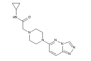 N-cyclopropyl-2-[4-([1,2,4]triazolo[3,4-f]pyridazin-6-yl)piperazino]acetamide