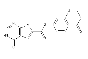 4-keto-3H-thieno[2,3-d]pyrimidine-6-carboxylic Acid (4-ketochroman-7-yl) Ester