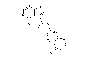 4-keto-3H-furo[2,3-d]pyrimidine-5-carboxylic Acid (4-ketochroman-7-yl) Ester